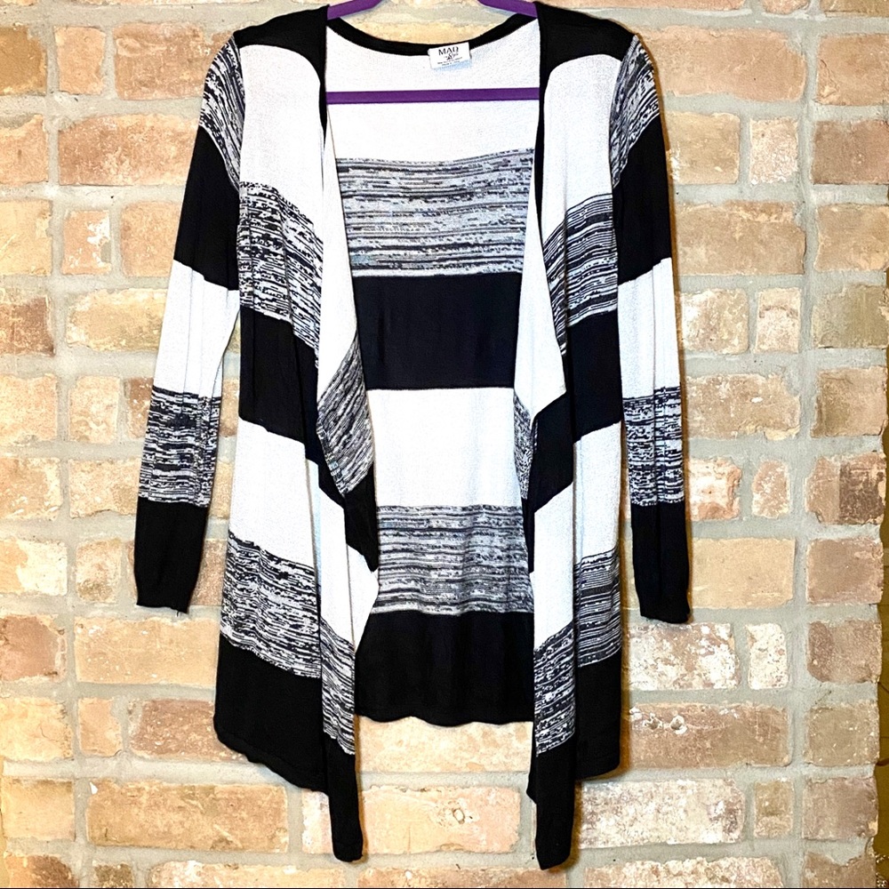 MAD Style Metallic Flyaway Cardigan - One Size
